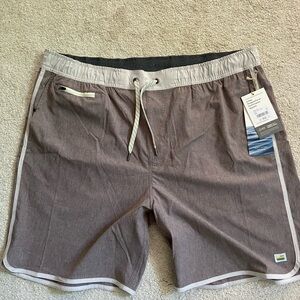 Men’s Vuori Banks Shorts - Hazel Linen Texture XXL